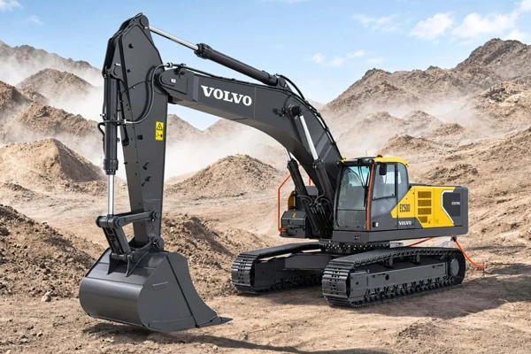 50-тонный Volvo EC500 Electric сможет работать без длительных остановок на зарядку
